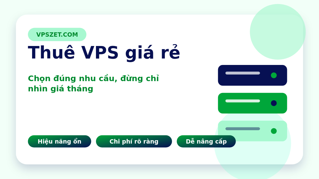 Thuê VPS giá rẻ cần lưu ý gì để không chọn sai? - minh họa VPSZET