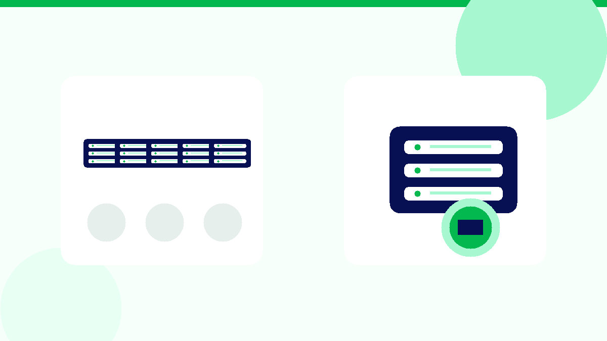 Minh họa sự khác nhau giữa hosting dùng chung và VPS riêng