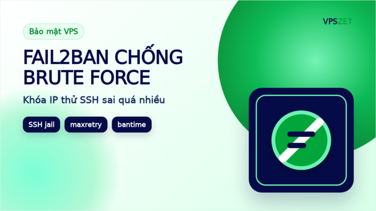 Fail2Ban là gì? Cách chống brute force SSH cho VPS