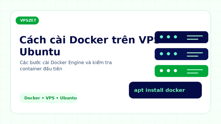 Minh họa cài Docker trên VPS Ubuntu bằng terminal