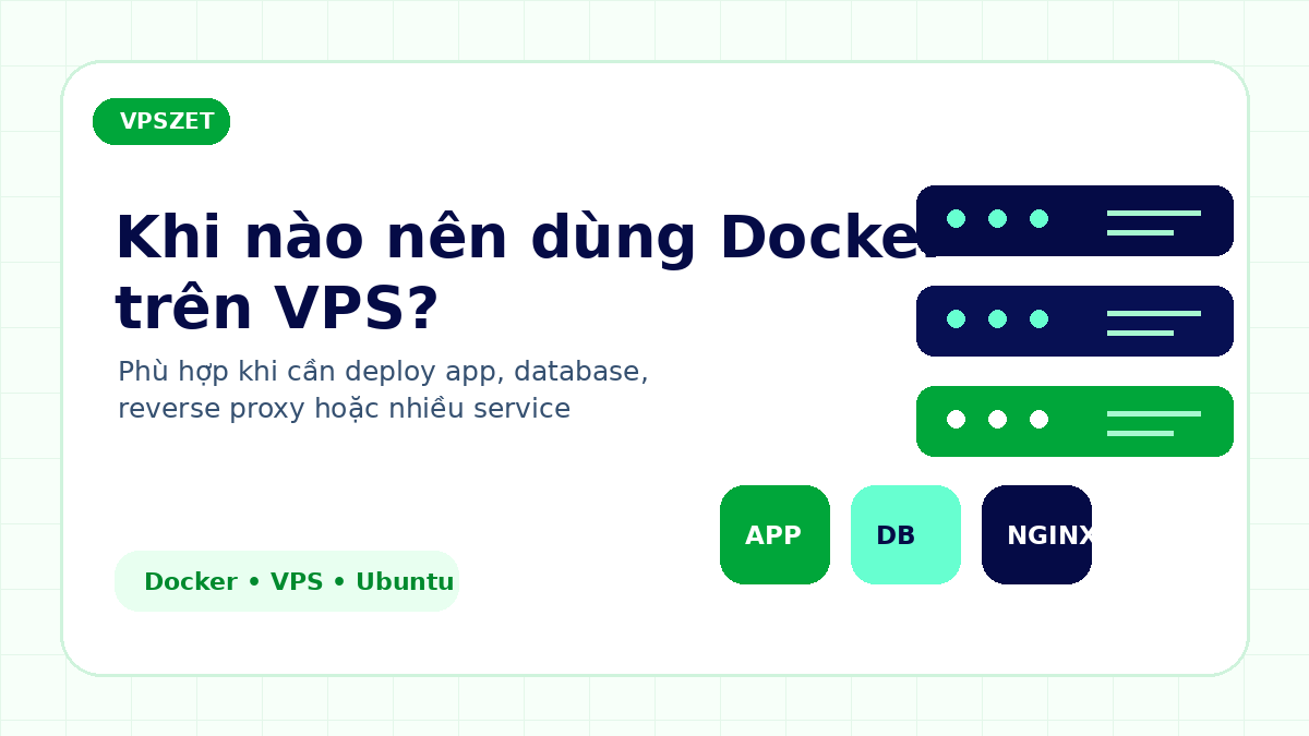 Minh họa khi nào nên dùng Docker trên VPS